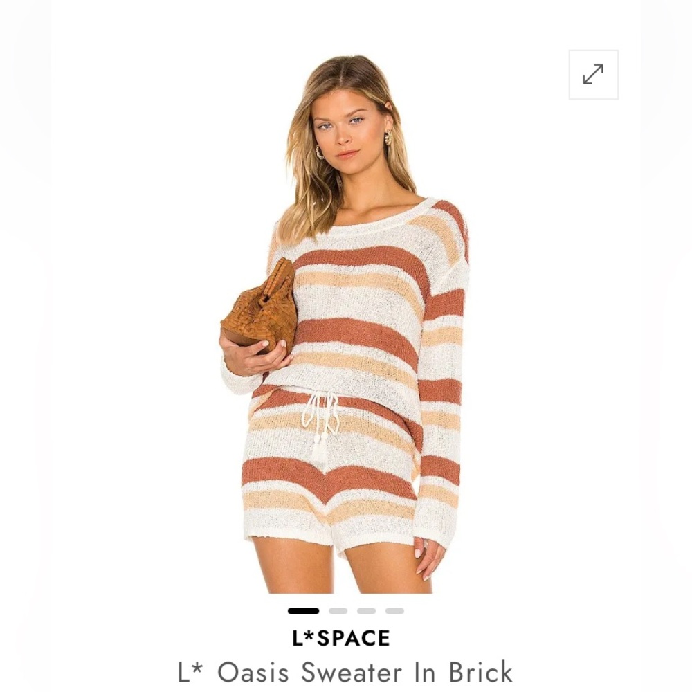 L*Space Oasis Sweater in Brick